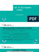 Clean Air in European Cities: 8 October 2019