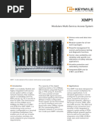 XMP1: 16 Slot Subrack of The Modular Multi-Service Access System