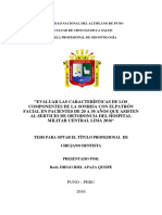 Evaluar las características de los componentes de la sonrisa con el patrón facial en pacientes de 20 a 30 años