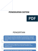 Pendekatan Sistem Hand Made