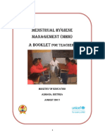 Menstrual HYGIENE Management (MHM) A Booklet: For Teachers