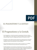 Teorías Pragmatismo y Gestalt