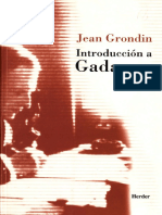 Grondin Jean - Introduccion A Gadamer - Unlocked