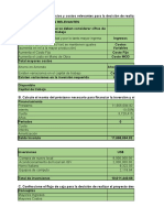 Desaarrollo Flujo de Caja - Ejercicio 3