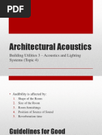 Architectural Acoustics 4