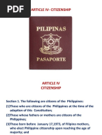 Basis of Philippine Citizenship Explained | PDF | Naturalization ...