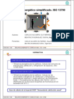 Balance Energetico Calculos Segun ISO 13790