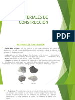 2) Materiales de Construcción y Fabricación
