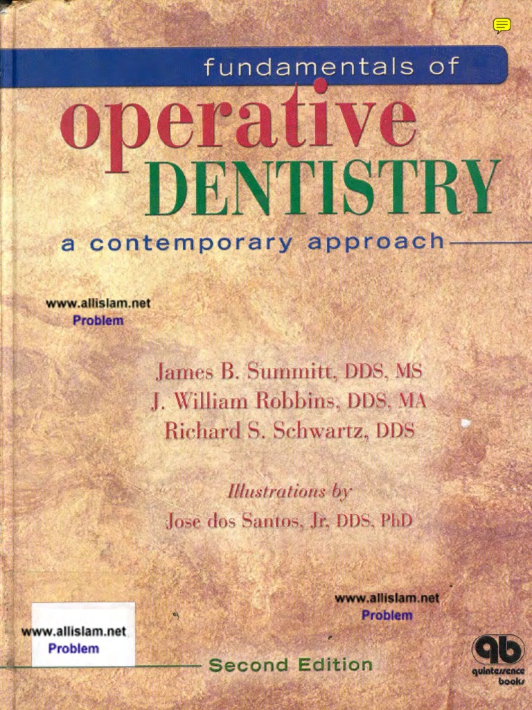 Fundamentals of Operative Dentistry PDF