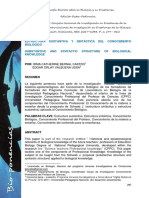 Bernal y Valbuena (2007) Estructura Sintáctica y Sustantiva Del Conocimiento Biológico U Pedagógica Nacional