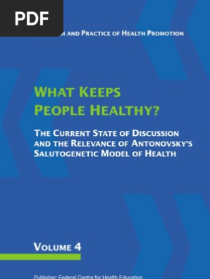 Antonovsky What Keeps People Healthy Pdf Public Health Stress Biology