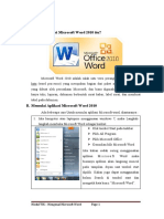 Modul Ms Word 2010