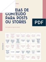 30 Idéias de Contéudo