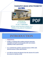 (LC/MS) : Liquid Chromatography-Mass Spectrometry