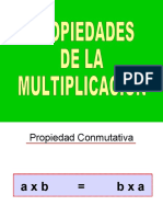 Propiedades de La Multiplicación