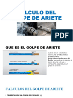 Calculo Del Golpe de Ariete