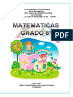 Grado Sexto Matematica Cartilla 6