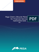 Pega Client Lifecycle Management For Financial Services: Implementation Guide 8.4