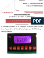 X-Band Repeater with 2 BTECH Mobiles