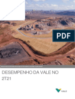 Relatório de Desempenho Da Vale Do 2t21