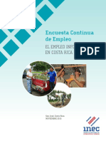 El Empleo Informal en Costa Rica
