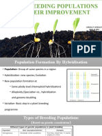 Population Formation by Hybridisation