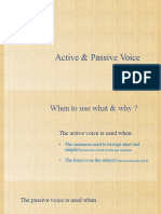 Active and Passive Voice Part 3