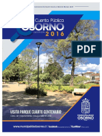 Informe anual de departamentos municipales Osorno