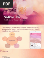 Sakwora: Mobile App For Beauty & Cosmetics