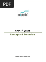 Aristotle Quant Concepts & Formulae