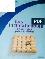 Los Inclasificables de La Clinica Psicoanalitica Jacques Alain Miller LECTUA