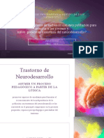 ¿Cómo Diseñar Procesos de Inclusión Con Esta Población para Integrar A Los Jóvenes y Niños Presentan Trastornos Del Neurodesarrollo