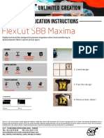 Application Instructions - FlexCut SBB Maxima