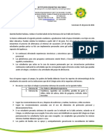 Comunicado A Padres (Junio)