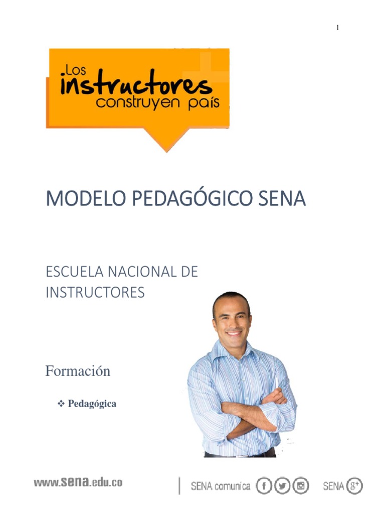 Modelo Pedagógico SENA: Fundamentos y Teorías | PDF | Plan de estudios ...