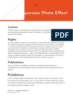 Pixel Dispersion Photo Effect: License