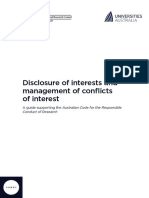 Conflicts of Interest (NHMRC)