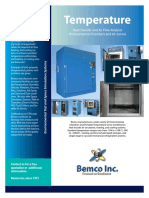 Temperature: Heat Transfer and Air Flow Analysis Environmental Chambers and Air Servos