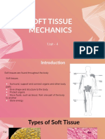 Soft Tissue Mechanics: Unit - 4