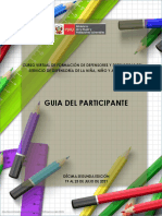 Guía Del Participante Curso Virtual de Formacion de Defensores 19 - 25 Julio 2021