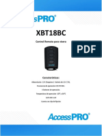 XBT18BC Specs