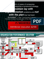 Problem Lay With Implementation Not With The Plan: P/Bexsys ©