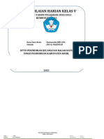 Format Daftar Nilai Harian Kurtilas Kelas V