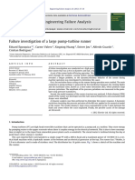 Failure investigation of a large pump-turbine runner