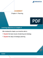 Management: Chapter 4: Planning