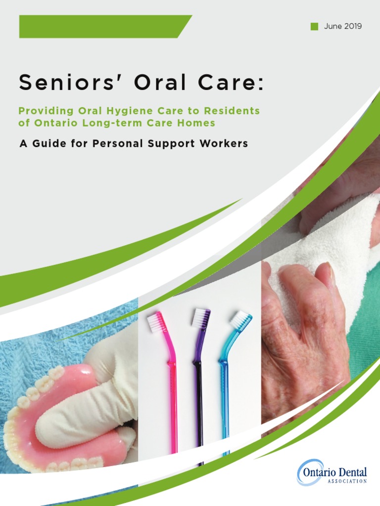 Seniors' Oral Care:: A Guide For Personal Support Workers | PDF | Oral ...