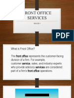 Front Office Services-Introduction (Gr. 8)