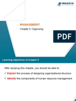 Management: Chapter 5: Organizing