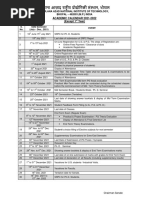 Academic Calendar 2021-2022