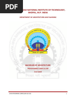 B.arch Program Detailed Syllabus July 2020 FINAL